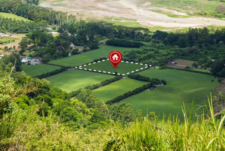 A piece of land (Plot) for real estate investment